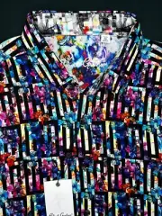 Robert Graham JUMP START Multicolor $198 Medium Classic Fit Short Sleeve NWT M