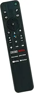 Replacement RMF-TX810P Voice Assitant Remote Suits for Sony BRAVIA XR OLED 4K Ultra HD HDR Smart TV Google TV X80L X85L X90L X91BL A80L A83L A84L Series XR-55A80L KD-55X80L KD-50X80L XR-65A80L