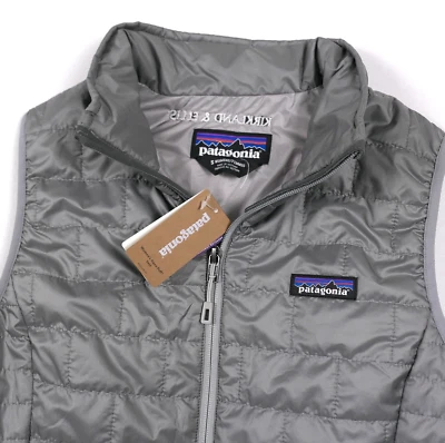 NEW! Patagonia Women's Nano Puff Vest Small ~ PrimaLoft Insulated ECO $149 LOGO