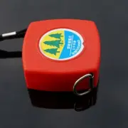 2M Retractable Ruler Tape Measure Key Chain Pocket Size Metric Measuring Tool