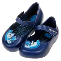 在飛比找PChome24h購物優惠-《布布童鞋》ZAXY夢幻海洋小海馬深藍色寶寶香香鞋(12.5