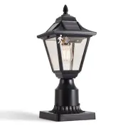 Solar Post Light Fixture, Motion Sensor Solar Lamp Post Lights with Pier Moun...