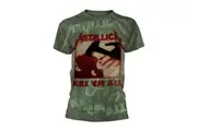 Metallica Unisex Adult Kill Em All T-Shirt (Green) (S)