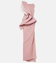 [Maticevski] Maticevski Fateful ruffled gown AU 14 pink