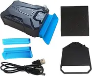 Yorajuy Game Laptop Cooling Pad,USB Portable Small Cooler - Laptop Cooling Pads & External Fans with Automatic/Manual Mode, Portable Computer Device for Immediate Cooling