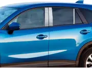 6pc. Luxury FX Stainless Steel Pillar Post Trim for 2013-2016 Mazda CX-5 (for: Mazda)