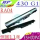 HP RA04 電池(保固最久)-惠普 430 G1，RA04，E5H00PA，HSTNN-IB4L，H6L28AA，HSTNN-W01C，430G1，707618-121，768549-001，430，HSTNN-IB5X