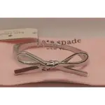 全新 KATE SPADE NEW YORK銀色蝴蝶結手環