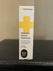 First Honey Sterile Manuka Honey Ointment for Minor Burns, Wounds, and Cuts 1oz