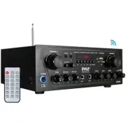 Pyle Home PTA24BT 250-Watt Compact Bluetooth Audio Stereo Receiver with FM