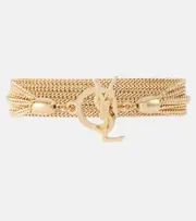 [Saint Laurent] Saint Laurent YSL bracelet XS gold