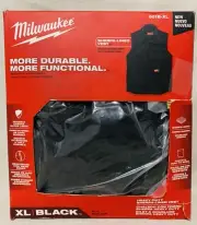 Milwaukee Heavy Duty Sherpa Lined Vest Black Xl