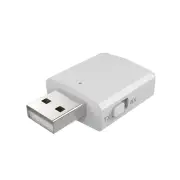 iMars ZF-169 White bluetooth 5.0 2-In-1 Audio Wireless Receiver Transmitter Stereo TV PC Car Adapter Kit