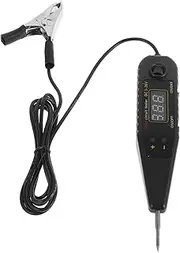 Automobile Circuit Test Pen Fuse Tester Automotive Buzzer Circuit Tester Automotive Circuit Tester LED Voltage Detector Circuit Tester with Light Digital Light Teste Black Plastic