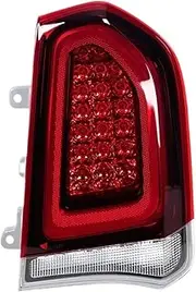Black Tail Light, Compatible With Chrysler 300 2015-2023 LED Rear Tail Light Brake Lamp Driving Lamp Turn Signal Light(Right)