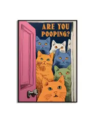 [Namly Design] Cat Illustration Funny Poster