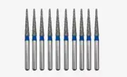 Dental Diamond Burr Fiction Grip TC-11 10pk