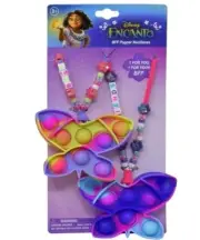 Disney Encanto BFF Friendship Popper Necklaces Set of 2 Pop Fidget Toy, New