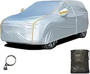 Dust Car Cover for Mitsubishi Grandis 2004 Vehicle Cover,Sun Rain Dust Snow Protection with Security Lock,Driver Door Zipper