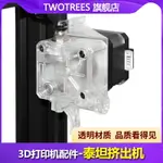 TWOTREES倆棵樹 3D打印機配件 泰坦TITAN擠出機電機E3DV6 遠近程1.75耗材通用 透明款/黑色款