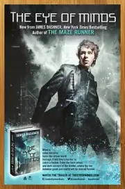 2013 The Eye of Minds Print Ad/Poster James Dashner Maze Runner Book Novel Art
