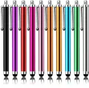 Stylus Pens for Touch Screens, Pen 10 Pack of Pink Purple Black Green Silver ...