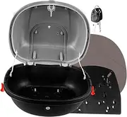 PAMINGONO Locking Storage Carrier Case Motorcycle Top Case for Tail Box Accessories