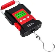 [JAJAJ] Industrial Digital Crane Scale 50kg/5g Waterproof Digital Hanging Scale, LCD Mini Hook Scale, Portable Electronic Hand Scales, Fishing Luggage Weighing Scales for Farm,Livestock,Factory,Construction