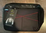 Littbag by PurseN Handbag Organizer Insert with LED Lighted -Black/Red NWT