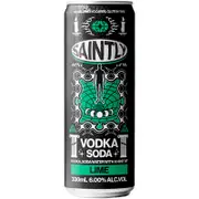 Saintly Purity Vodka & Soda Lime Can 330mL