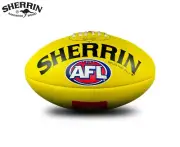 Size 5 AFL Replica Game Football - Yellow