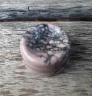 Rhodonite Sphere Stand, Deep Healing, Love, Trust, Altruism, Peace, Gifts