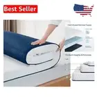 Premium Twin XL 3-Inch Memory Foam Topper with Breathable Tencel & Gel Infusion