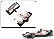 Scalextric W9361 Front Rear Spoilers For Honda Racing F1 C2715 'Jenson' NEW