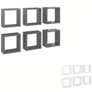 Wall Shelves Floating Mounted Shelves Set Bookshelf Display Rack 2/4/6x vidaXL