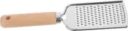 HOLIDYOYO 1pc Plane Grater Zester Kitchen Gadget Stainless Steel Vegetable Zester with Wood Handle for Cheese Lemon Ginger Garlic Fruits Vegetables Silver Blue