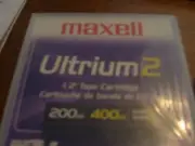 Maxwell Ultrium 2 1/2" tape cartridge 200gB 400GB 609m