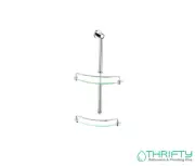 PLD Bel-Aire Plus Double Corner Glass Shelf PL8021