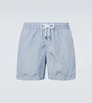 [Fedeli] Fedeli Madeira printed swim trunks UK 32 green