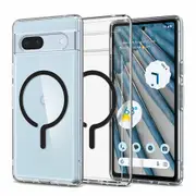 SPIGEN Google Pixel 7a Case, Genuine SPIGEN Ultra Hybrid MagFit MagSafe Compatible Magnet Cover for Google