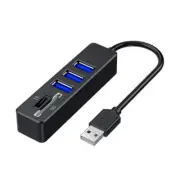 USB Expansion Hub 5Port USB Adapter,Fast Speed Card Reader Quick Data Transfer