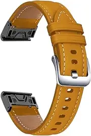 [DJDLFA] 26mm Quick Fit Watch Strap for Garmin Enduro/Tactix Delta/Descen MK1 MK2 MK2 Smart wrist watch Leahter Band Watchband