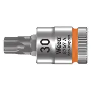 Wera 05003393001 8767A TORX Zyklop Bit Socket with 1/4" Drive, T30 28 mm