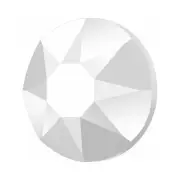 SwarovskiSS16 Chalk White 2028 Xilion Rose Flatback Hotfix Crystals - 144pcs