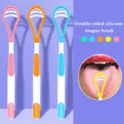 Tongue Brush Oral Cleaner / Tongue Clean Bad Scraper Dental Breath Scrubber Care