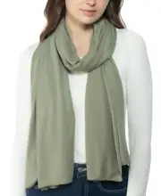 Jenni On Repeat Jersey Wrap Scarf OLIVE ONE SIZE