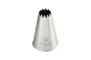 Mondo Stainless Steel #32 Closed Star Piping Tip Icing Cake Decorating Nozzle SL