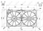 RTG Engine Cooling Fan Fits Lexus GS 2005-2011 3.0 3.5 4.3 1636331050