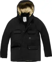 Vintage Industries Miles, textile jacket waterproof , color: Black , size: M