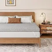 Vesgantti Mattress Topper for King Size Bed, Gel Memory Foam Mattress Topper for Cool Sleep & Back Pain Relief, with Washable Cover & Corner Elastic Straps, CertiPUR-US Certified, 150x200x7.5cm